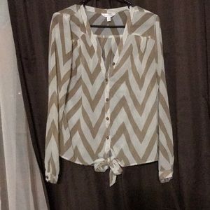 Women’s chevron blouse